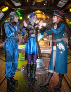 Women of the Sky Outfit Bundle for Genesis 9