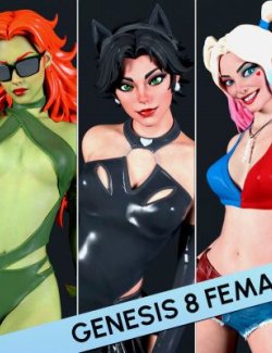 Fortnite Girl Pack 09 for Genesis 8 Female