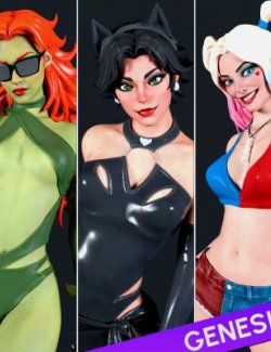 Fortnite Girl Pack 09 for Genesis 9